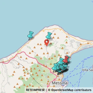 Mappa Messina, 98155 Castanea delle Furie ME, Italia (5.5645)