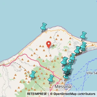 Mappa Via Santa Caterina, 98155 Castanea delle Furie ME, Italia (5.9765)