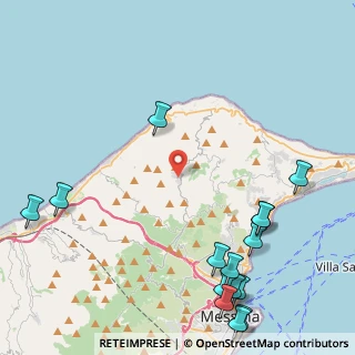 Mappa Via Santa Caterina, 98155 Castanea delle Furie ME, Italia (6.83867)