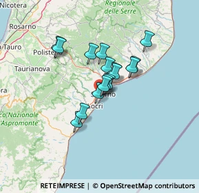 Mappa Via dello Sport, 89048 Siderno RC, Italia (10.05563)