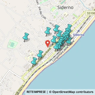 Mappa Via Armando Diaz, 89048 Siderno RC, Italia (0.3905)