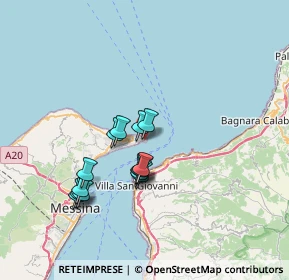 Mappa Via Lanterna, 98164 Messina ME, Italia (6.72071)