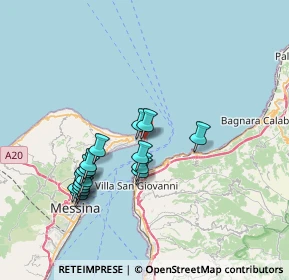 Mappa Via Lanterna, 98164 Messina ME, Italia (7.66)