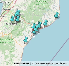 Mappa Via del Baco, 89048 Siderno RC, Italia (15.22133)