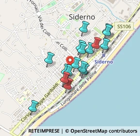 Mappa Via P. Piromalli, 89048 Siderno RC, Italia (0.38333)