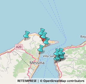 Mappa Via Regina Elena, 98158 Faro Superiore ME, Italia (6.77273)