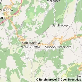 Mappa Sant'Eufemia d'Aspromonte