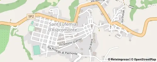 Mappa Sant'Eufemia d'Aspromonte