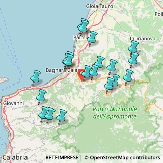 Mappa Via Sergente Crea, 89027 Sant'Eufemia D'aspromonte RC, Italia (8.44)