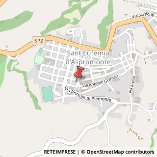 Mappa Via de Nava, 13, 89027 Sant'Eufemia d'Aspromonte, Reggio di Calabria (Calabria)