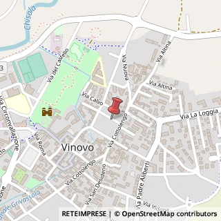 Mappa Via Gavuzzi, 3, 10048 Vinovo, Torino (Piemonte)