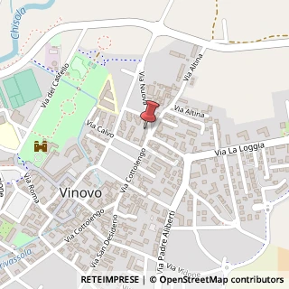 Mappa Via Cottolengo, n. 2, 10048 Vinovo, Torino (Piemonte)