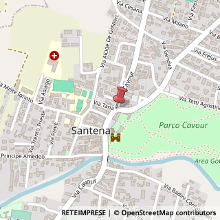 Mappa Via Cavour,  55, 10026 Santena, Torino (Piemonte)