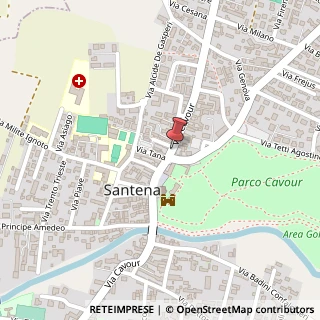 Mappa Via Cavour, 59, 10026 Santena, Torino (Piemonte)