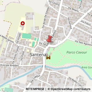Mappa Via Cavour, 59, 10026 Santena, Torino (Piemonte)