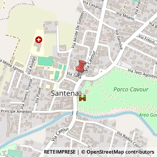 Mappa Via Marta Tana,  6, 10026 Santena, Torino (Piemonte)