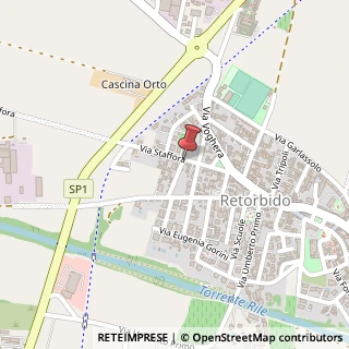 Mappa Via staffora 21, 27050 Retorbido, Pavia (Lombardia)