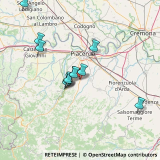 Mappa Via V. Zanaboni, 29027 Podenzano PC, Italia (13.31333)
