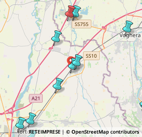 Mappa Str. Formica, 15055 Pontecurone AL, Italia (6.34786)