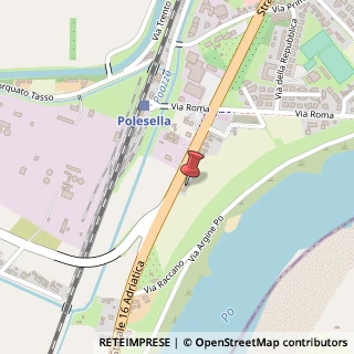 Mappa Strada Statale 16 Adriatica, 3064, 45038 Polesella, Rovigo (Veneto)