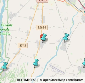 Mappa Via Galla, 29027 Podenzano PC, Italia (7.32727)