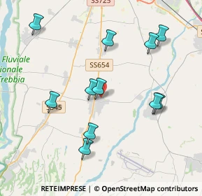 Mappa Via Galla, 29027 Podenzano PC, Italia (4.05545)