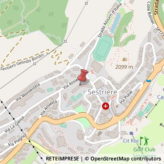 Mappa Via Monterotta, 7, 10058 Sestriere, Torino (Piemonte)