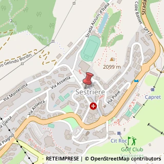Mappa Piazza Fraiteve, 4, 10058 Sestriere, Torino (Piemonte)