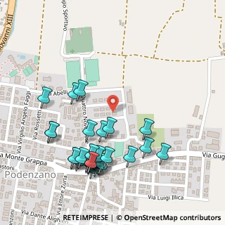 Mappa Via Don R. Salvi, 29027 Podenzano PC, Italia (0.28655)