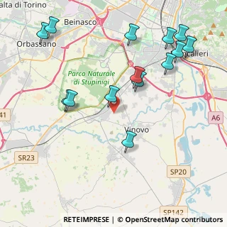 Mappa Strada Cascina Nuova, 10048 Vinovo TO, Italia (4.80286)