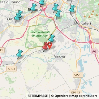 Mappa Strada Cascina Nuova, 10048 Vinovo TO, Italia (6.23333)