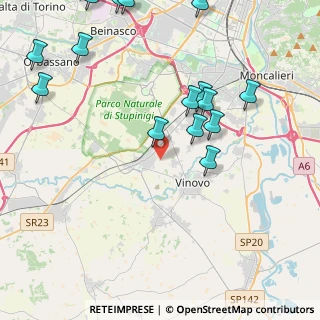 Mappa Strada Cascina Nuova, 10048 Vinovo TO, Italia (6.08421)