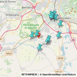 Mappa Strada Cascina Nuova, 10048 Vinovo TO, Italia (3.7575)
