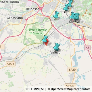 Mappa Strada Cascina Nuova, 10048 Vinovo TO, Italia (5.78909)