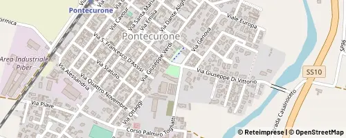 Mappa Pontecurone