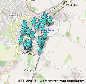 Mappa Via Morandi, 42045 Luzzara RE, Italia (0.35862)