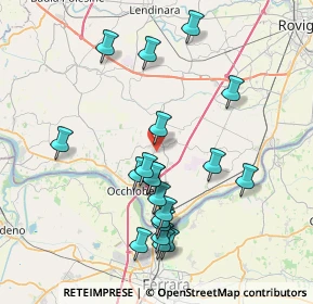 Mappa Via Guglielmo Marconi, 45024 Fiesso Umbertiano RO, Italia (7.8035)