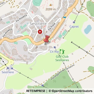 Mappa Piazza Agnelli, 3B, 10058 Sestriere, Torino (Piemonte)
