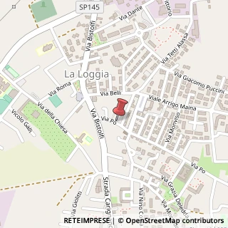 Mappa Via Po, 11, 10040 La Loggia, Torino (Piemonte)