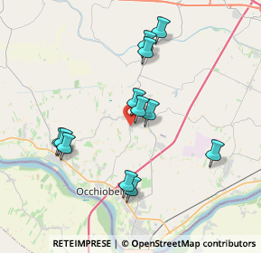 Mappa Villaggio Badaloni, 45024 Fiesso Umbertiano RO, Italia (3.5975)