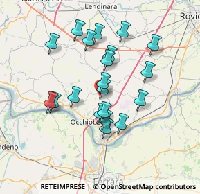 Mappa Villaggio Badaloni, 45024 Fiesso Umbertiano RO, Italia (6.3275)