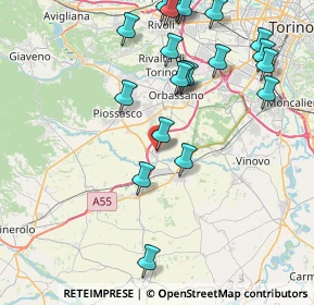 Mappa Via Porporato, 10040 Volvera TO, Italia (9.341)