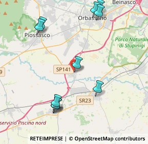 Mappa Via Porporato, 10040 Volvera TO, Italia (4.73091)