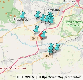 Mappa Via Porporato, 10040 Volvera TO, Italia (3.09154)