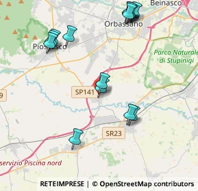 Mappa Via Porporato, 10040 Volvera TO, Italia (4.58533)