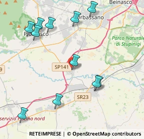 Mappa Via Porporato, 10040 Volvera TO, Italia (4.72545)
