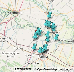Mappa Via Provinciale, 43018 Sissa Trecasali PR, Italia (11.296)