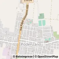 Kaart Podenzano