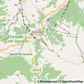 Mappa Sestriere