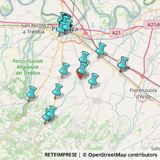 Mappa Piazza del Torrione, 29019 San Giorgio piacentino PC, Italia (8.8405)